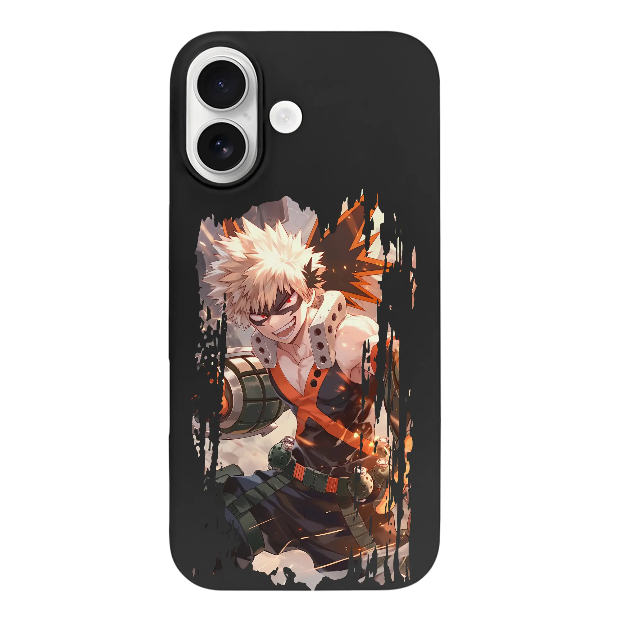 僕のヒーローアカデミア グッズ,爆豪勝己 - iPhone 17 シリーズ シリコンケース 薄型 耐衝撃 指紋防止 ソフトタッチカバー 精密フィット 傷防止 保護ケース iPhone 17/17 Air/17 Pro/17 Pro Max 対応